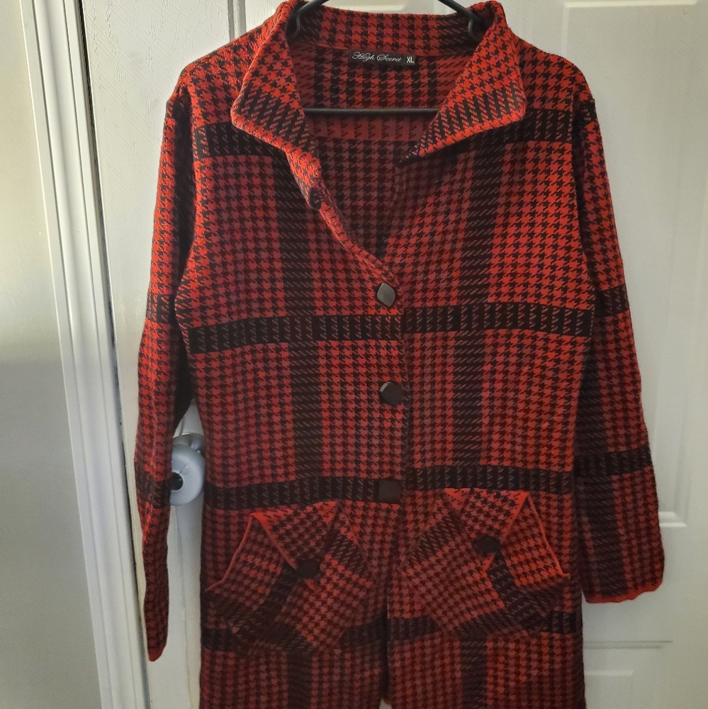 Peacoat style cardigan